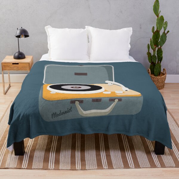 Item preview, Textured Little Vintage Record Player designed and sold by modernistdesign.