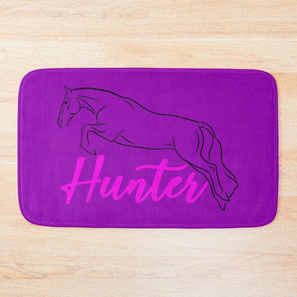 Item preview, Black Hunter Horse Sketch with Pink Text designed and sold by DappledMoon.