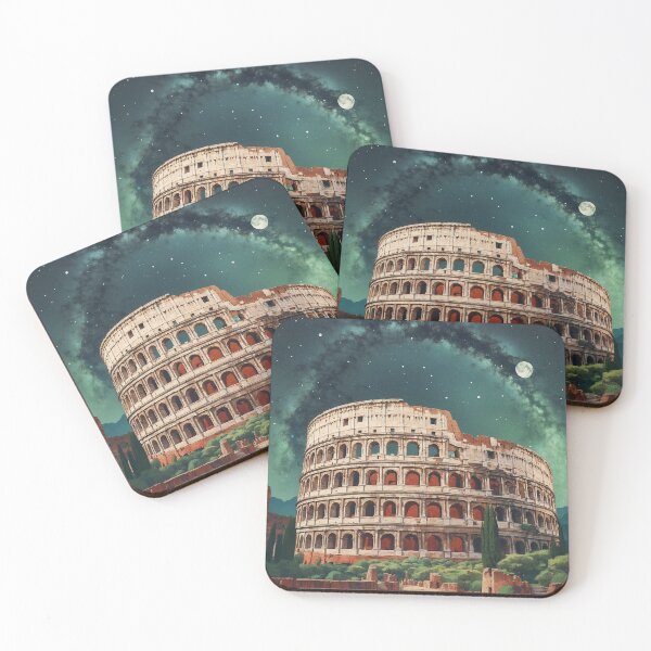 Item preview, Rome Italy Starry Night Vintage Poster Tourism  designed and sold by TravelersGems.