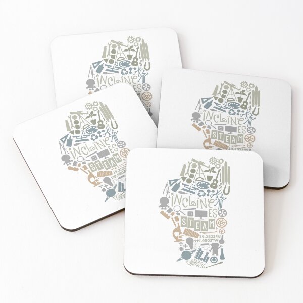 Item preview, Incline ES STEAM Lake Tahoe - Neutral Earthtones designed and sold by tahoekerri.