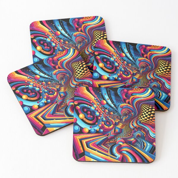 Item preview, Psychedelic Abstract Colorful Design designed and sold by Alessei.