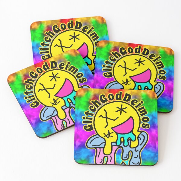 Item preview, GlitchGodDeimos Acid Smiley  designed and sold by UrbanAlienShops.