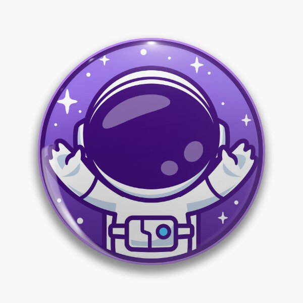 Item preview, AstroExplorer: Cute Astronaut in Space Logo designed and sold by hjian8219.