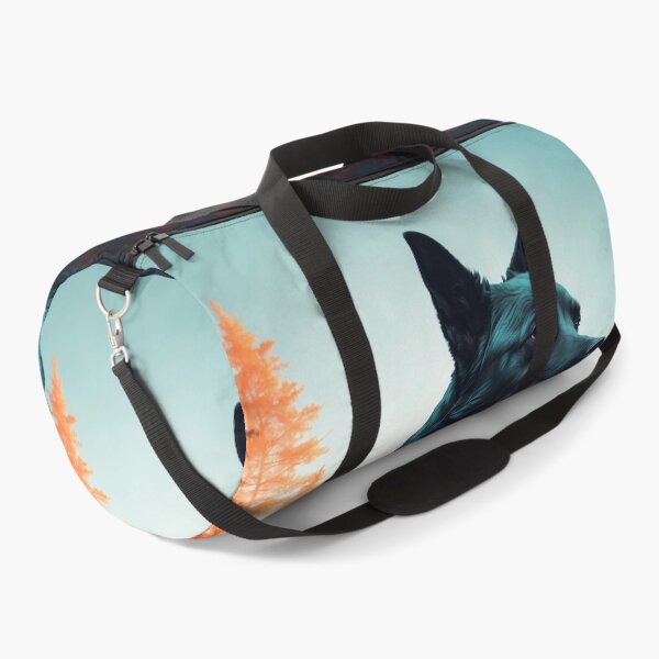 Item preview, Nordic Wilderness: Double Exposure Silhouette of a Dog Amidst Enchanting Forest designed and sold by RedArtG09.