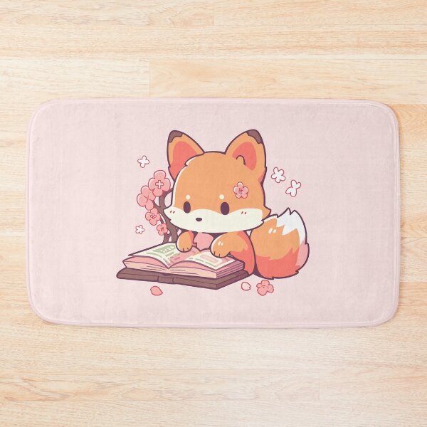 Item preview, Kawaii Fox Reading A Book designed and sold by SweetClicks123.