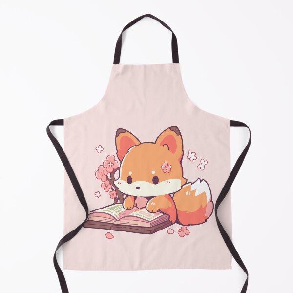 Item preview, Kawaii Fox Reading A Book designed and sold by SweetClicks123.