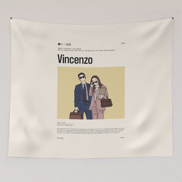 Item preview, Vincenzo, Kdrama (2021) designed and sold by PinkandP.