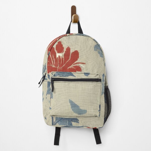 Item preview,  Floral Symphony Blue Beige Linen Delight designed and sold by Tamas Das.