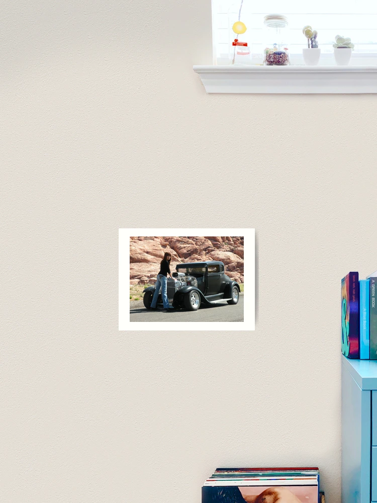 Thumbnail 2 von 3, Kunstdruck, Hot Rod Rita ... designt und verkauft von Rita H. Ireland.