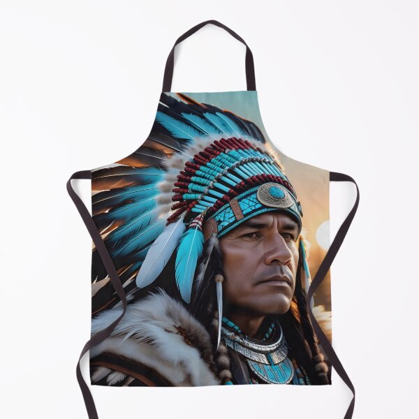 Item preview, Native American Warrior Chief designed and sold by TheArtOfPat.