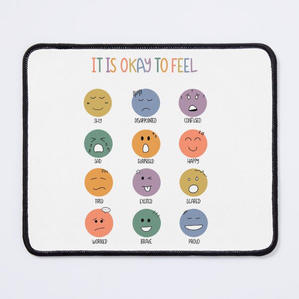 Item preview, It Is Okay To Feel: Emotions Print designed and sold by laneyebrown.