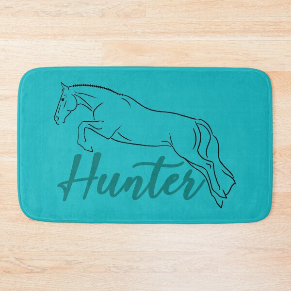 Item preview, Black Hunter Horse Sketch with Teal Text designed and sold by DappledMoon.