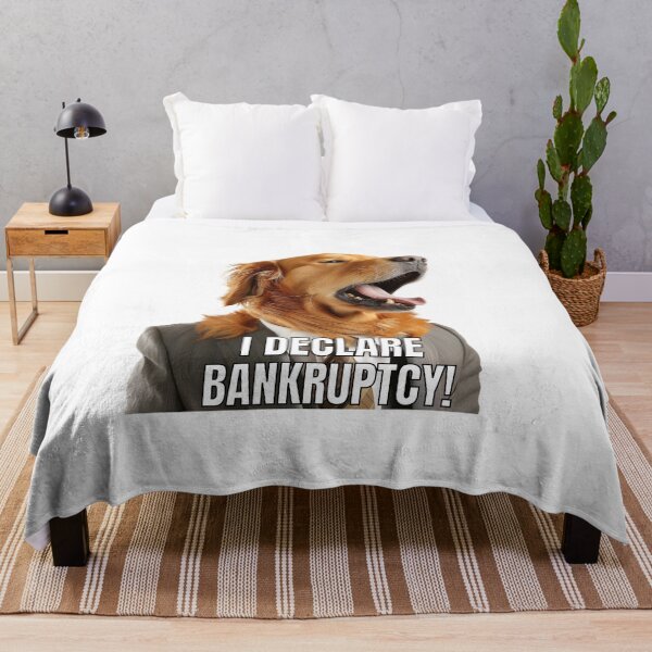 Item preview, Golden Retriever Declares Bankruptcy! designed and sold by KazzasKorner.