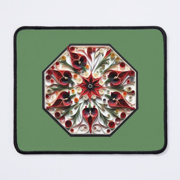 Item preview, Sturt's Desert Pea (Swainsona formosa) Quilling Digital Australian Wildflower designed and sold by Rachael Taylor.