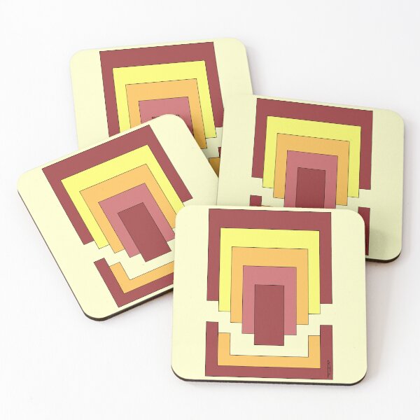 Item preview, Rectangle Abstract Multicolor (70s Style) designed and sold by Azure Lion Productions.