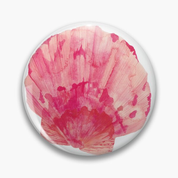 Artikelvorschau, Aquarell rosa Muschel entworfen und verkauft von LaniMaeCreative.
