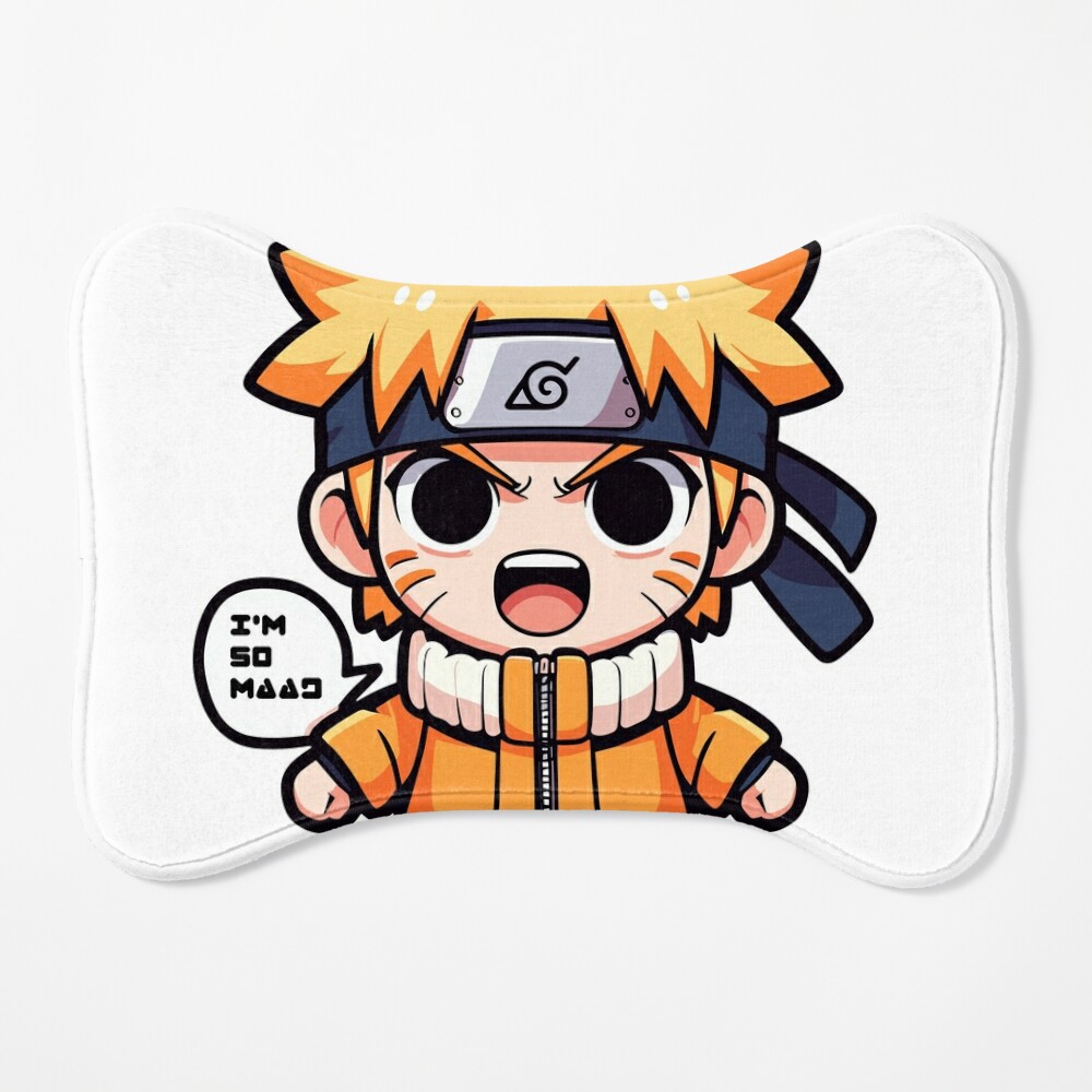 Otaku Guy Running and Screaming Chibi Design - Anime Rage Style