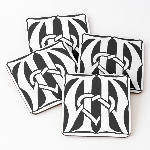 Item preview, AA Monogram with Heart designed and sold by ParsonBrown.