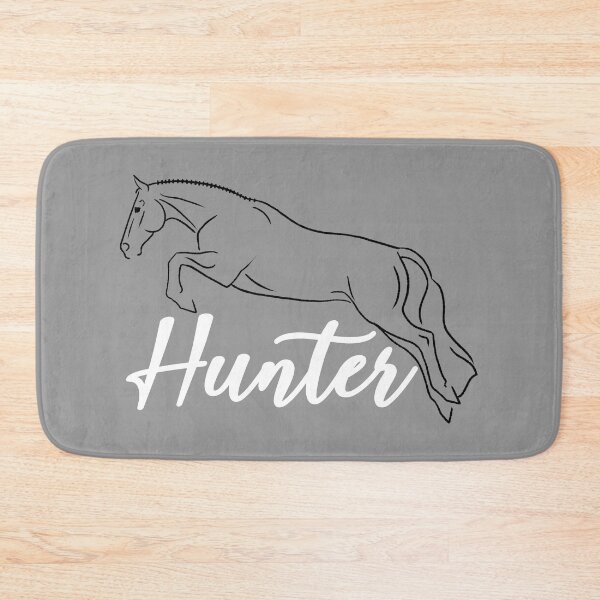 Item preview, Black Hunter Horse Sketch with White Text designed and sold by DappledMoon.