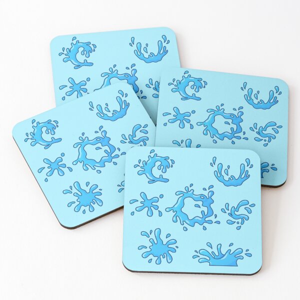Item preview, Playful Aqua Whirl: Cute Water Splash Collection designed and sold by hjian8219.