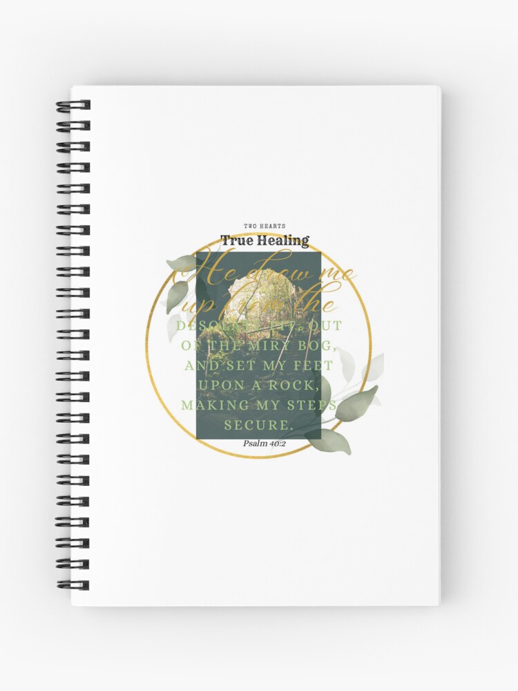 Thumbnail 1 of 3, Journal, Out of the Bog - Psalm 40 designed and sold by ththpodcast.
