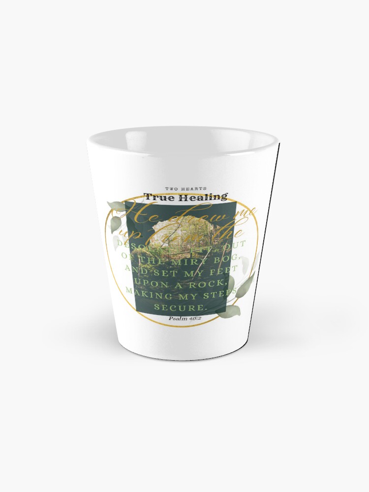 Thumbnail 2 of 4, Coffee Mug, Out of the Bog - Psalm 40 designed and sold by ththpodcast.