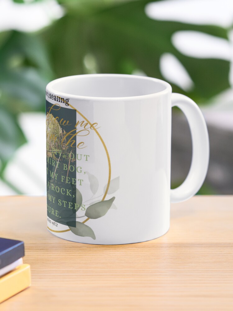 Thumbnail 1 of 6, Coffee Mug, Out of the Bog - Psalm 40 designed and sold by ththpodcast.