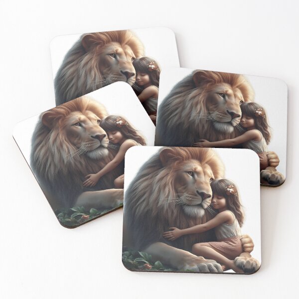 Item preview, Affectionate Lion and Child designed and sold by iwcus.