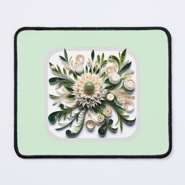 Item preview, Flannel Flower (Actinotus helianthi) Quilling Digital Australian Wildflower designed and sold by Rachael Taylor.