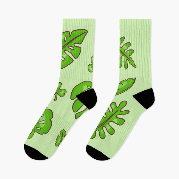 Item preview, Monstera Magic: Cute Leaves Collection Cartoon Icons designed and sold by hjian8219.