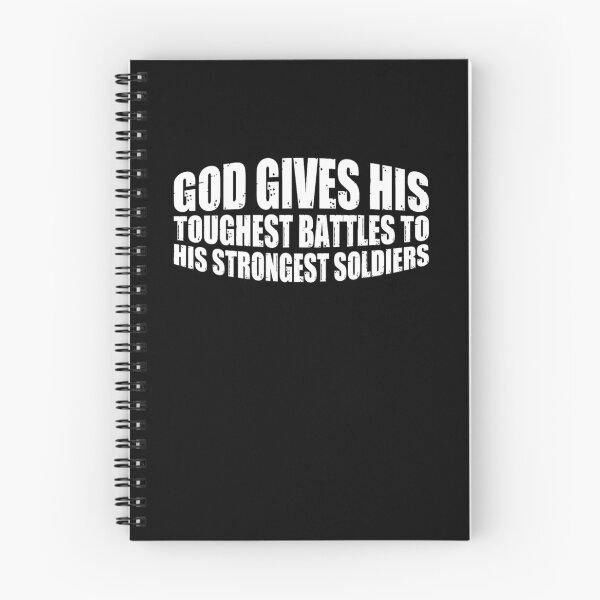 Item preview, God Gives His Toughest Battles To His Strongest Soldiers designed and sold by taaddison50.
