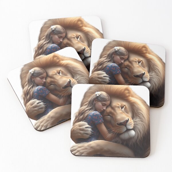 Item preview, Affectionate Lion and Child v2 designed and sold by iwcus.