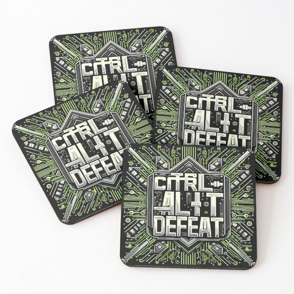 Item preview, CTRL + ALT + DEFEAT designed and sold by ChaAndZoe.
