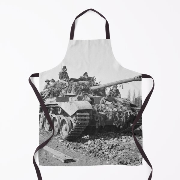 Item preview, WW2 - British - Comet Tank - Black and White - Photographic Print designed and sold by TheHappyK.