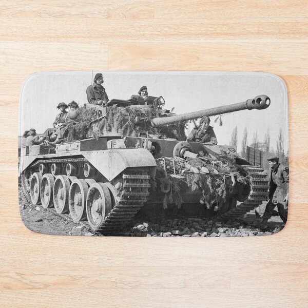 Item preview, WW2 - British - Comet Tank - Black and White - Photographic Print designed and sold by TheHappyK.