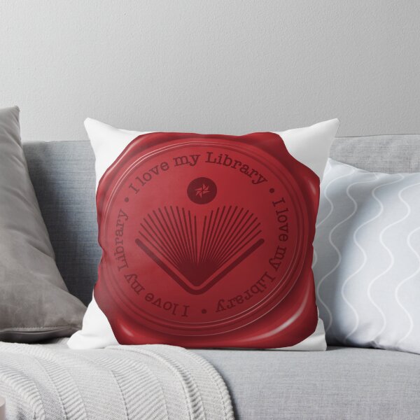 Item preview, I Love My Library Wax Seal designed and sold by ALIA Merchandise.