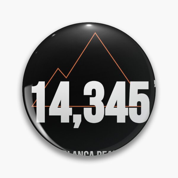 Item preview, Blanca Peak - Orange Lines designed and sold by High Peaks Collective.