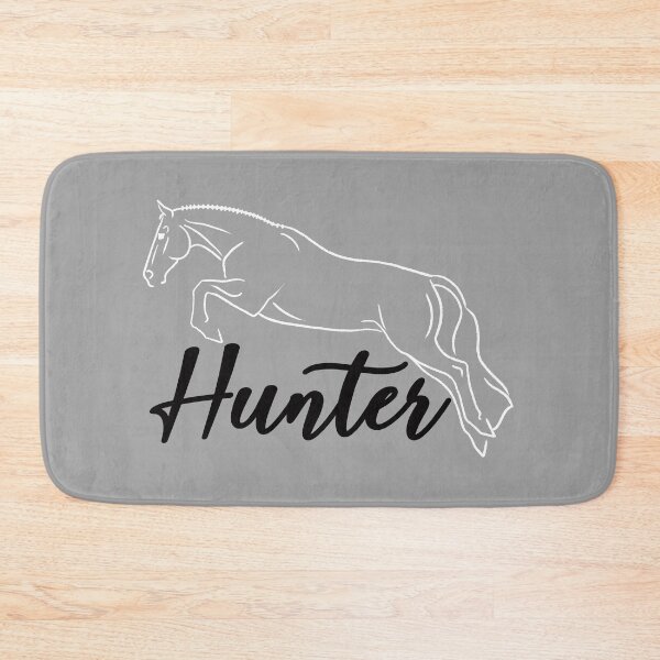 Item preview, White Hunter Horse Sketch with Black Text designed and sold by DappledMoon.