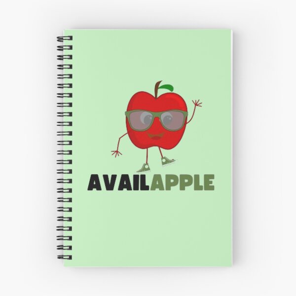 Item preview, Availapple cute apple with glasses graphic design designed and sold by neliswaj.