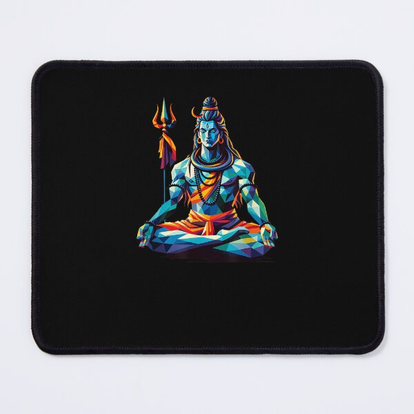 Item preview, Polygon Lord Shiva Hindu God Spiritual Meditation designed and sold by taaddison50.