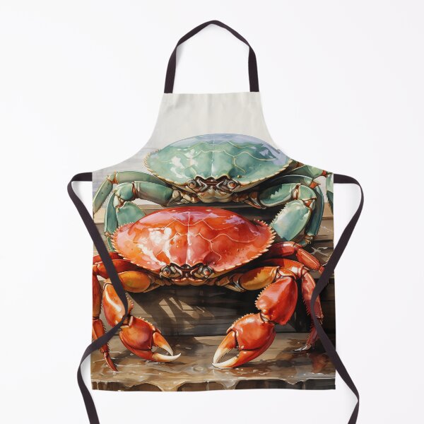 Item preview, Watercolor Crabs Fresh From the Ocean designed and sold by HollywoodInked.