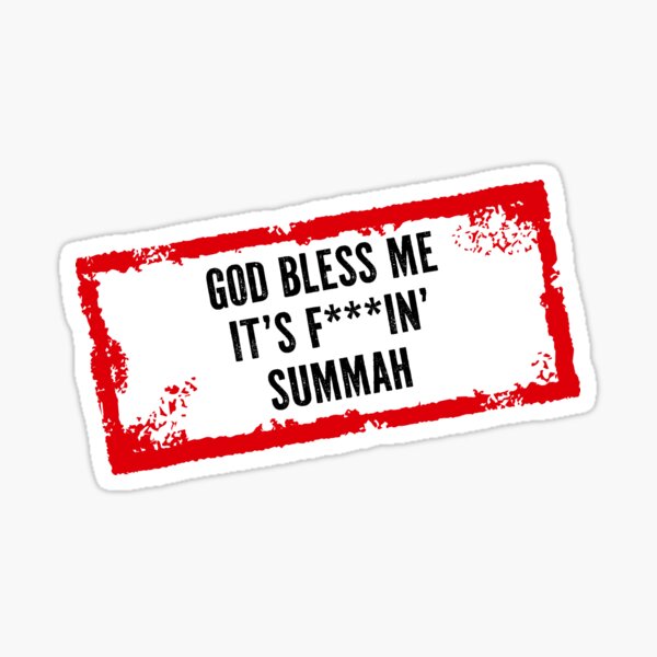 Item preview, God Bless Me Its Summer designed and sold by ShelbyKobra.