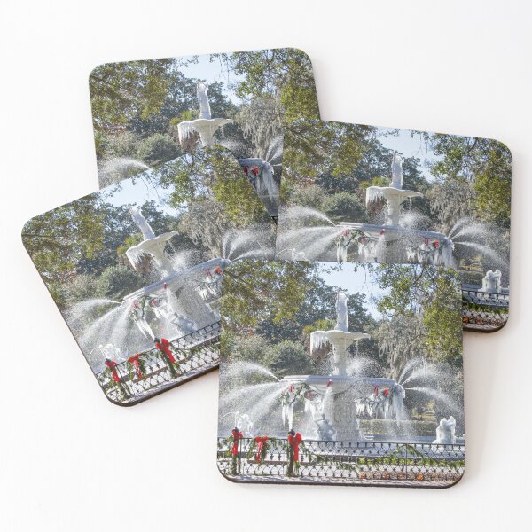 Item preview, Savannah: Frozen Forsyth Park Fountain Photos designed and sold by For91days-Blog.