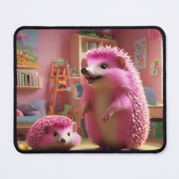 Item preview, Pink hedgehogs designed and sold by Dunc Ebedes.