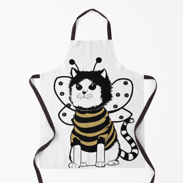 Item preview, Cute cat in a bee costume-Edited AI generated art designed and sold by Frostp.