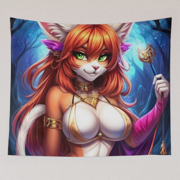 Item preview, Furry Cat Witch designed and sold by H2Anime.