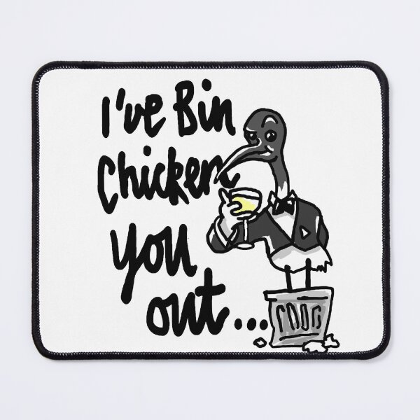 Item preview, Valentine's Bin Chicken T Shirt - Australian Bin Chicken Valentine's Day Themed Tee with quote "I've Bin Chicken You Out" featuring an Aussie Ibis bird! designed and sold by sketchNkustom.