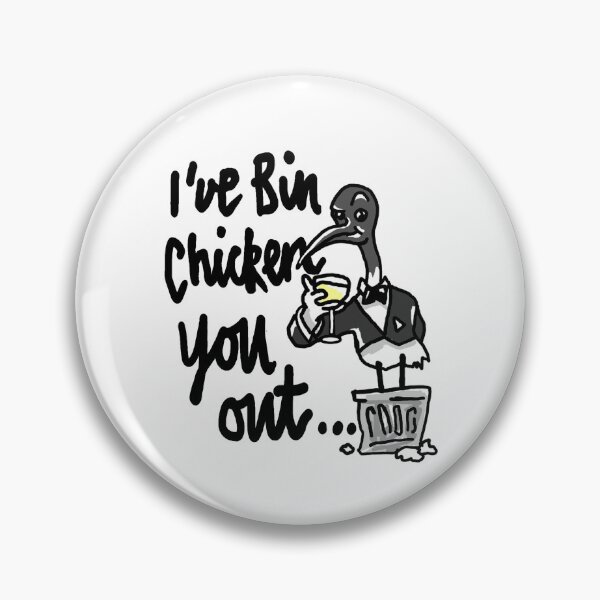 Item preview, Valentine's Bin Chicken T Shirt - Australian Bin Chicken Valentine's Day Themed Tee with quote "I've Bin Chicken You Out" featuring an Aussie Ibis bird! designed and sold by sketchNkustom.