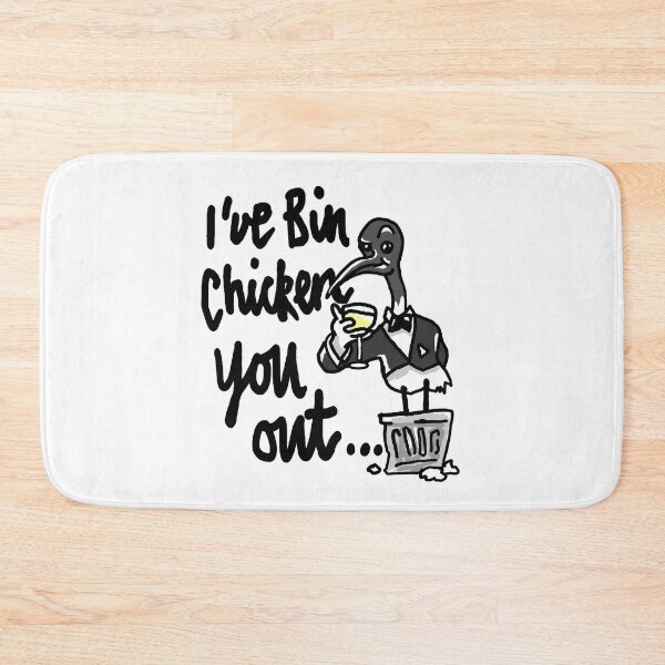 Item preview, Valentine's Bin Chicken T Shirt - Australian Bin Chicken Valentine's Day Themed Tee with quote "I've Bin Chicken You Out" featuring an Aussie Ibis bird! designed and sold by sketchNkustom.