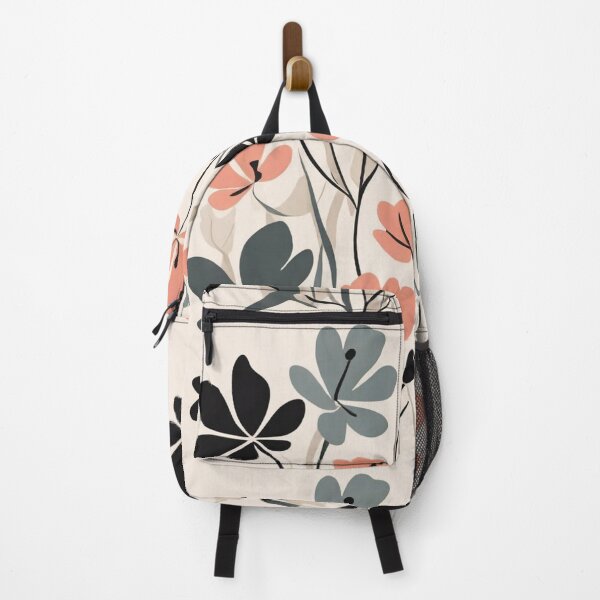 Item preview, Flourishing flora in Matisse's palette, flat illustration, style Poster, pastel color, monochromatic black color palette, simple and minimalistic, negative spaces designed and sold by thima shop.